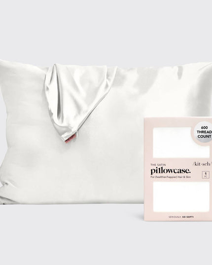 Satin Pillowcase - Ivory