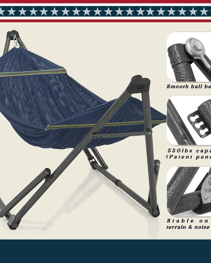 Tranquillo Uniki Collapsible Hammock Stand for Ultimate Relaxation