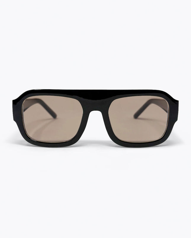 Black Oversized Square Frame Sunglasses