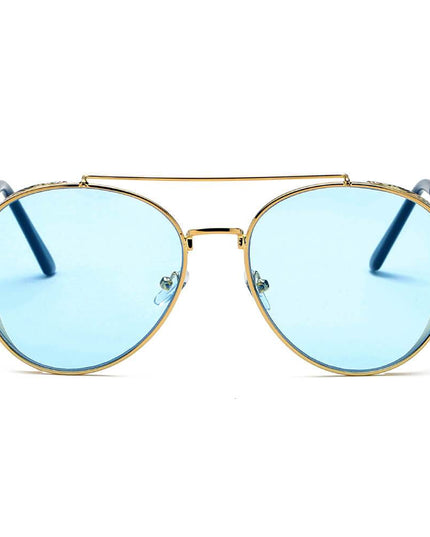 LAREDO - Modern Aviator Brow Bar Aviator Fashion Sunglasses