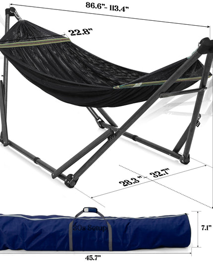 Tranquillo Uniki Collapsible Hammock Stand for Ultimate Relaxation