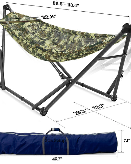 Tranquillo Uniki Collapsible Hammock Stand for Ultimate Relaxation
