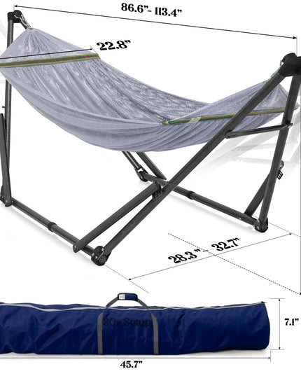 Tranquillo Uniki Collapsible Hammock Stand for Ultimate Relaxation