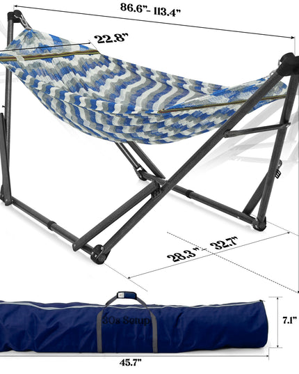 Tranquillo Uniki Collapsible Hammock Stand for Ultimate Relaxation