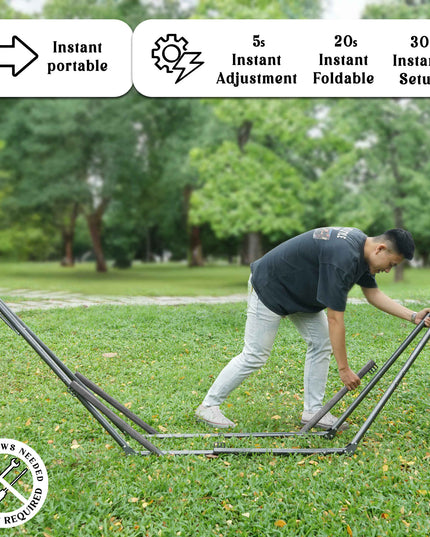 Tranquillo Uniki Collapsible Hammock Stand for Ultimate Relaxation