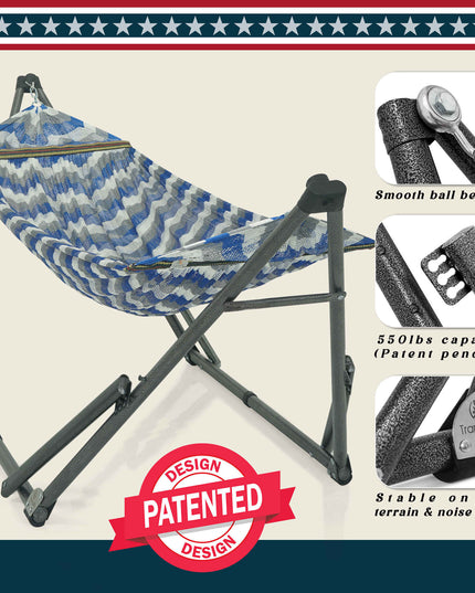 Tranquillo Uniki Collapsible Hammock Stand for Ultimate Relaxation