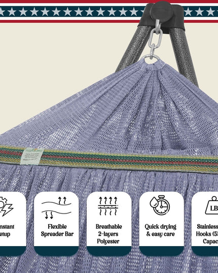 Tranquillo Uniki Collapsible Hammock Stand for Ultimate Relaxation
