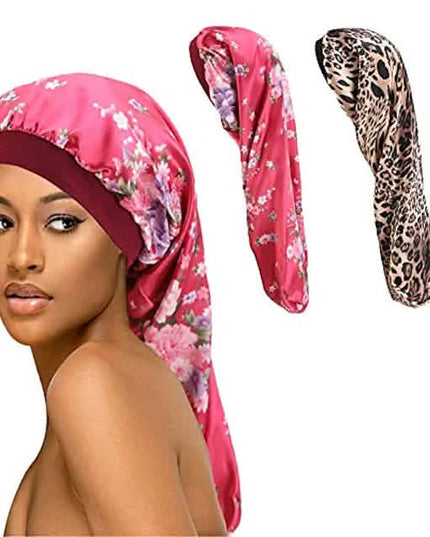 Extra Long Satin Bonnet Sleep Cap for Braids