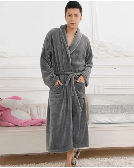 Unisex Fleece Bathrobe