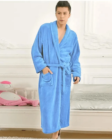 Unisex Fleece Bathrobe