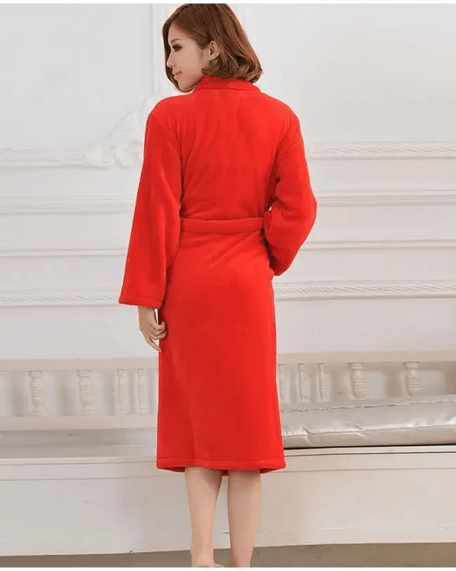 Unisex Fleece Bathrobe