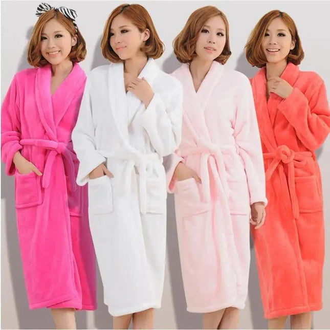 Unisex Fleece Bathrobe