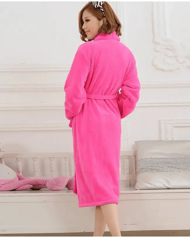 Unisex Fleece Bathrobe