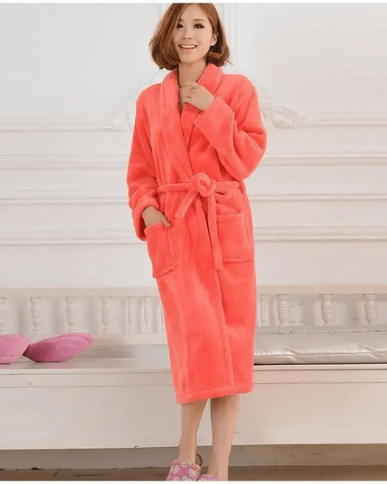Unisex Fleece Bathrobe