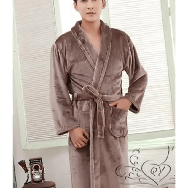 Unisex Fleece Bathrobe