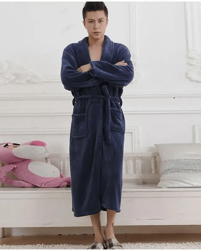 Unisex Fleece Bathrobe