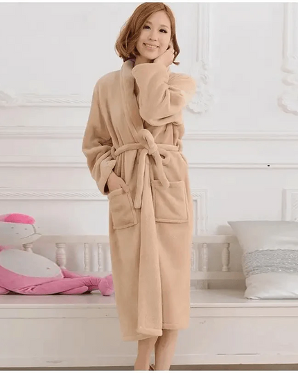 Unisex Fleece Bathrobe