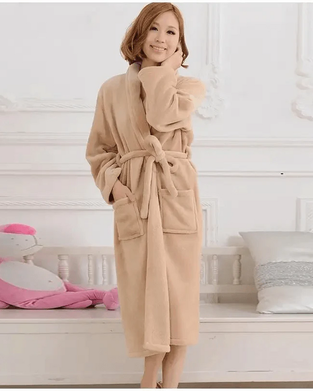 Unisex Fleece Bathrobe