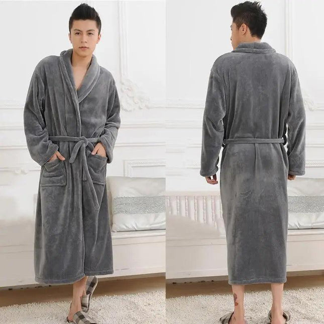 Unisex Fleece Bathrobe