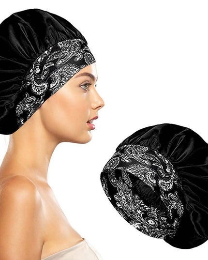 Women's Silky Satin Head Scarf Hair Wrap Cap Hat Headband Sleeping Bonnet