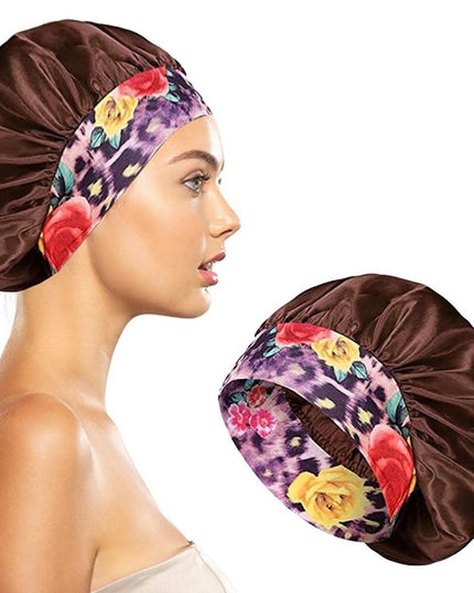 Women's Silky Satin Head Scarf Hair Wrap Cap Hat Headband Sleeping Bonnet