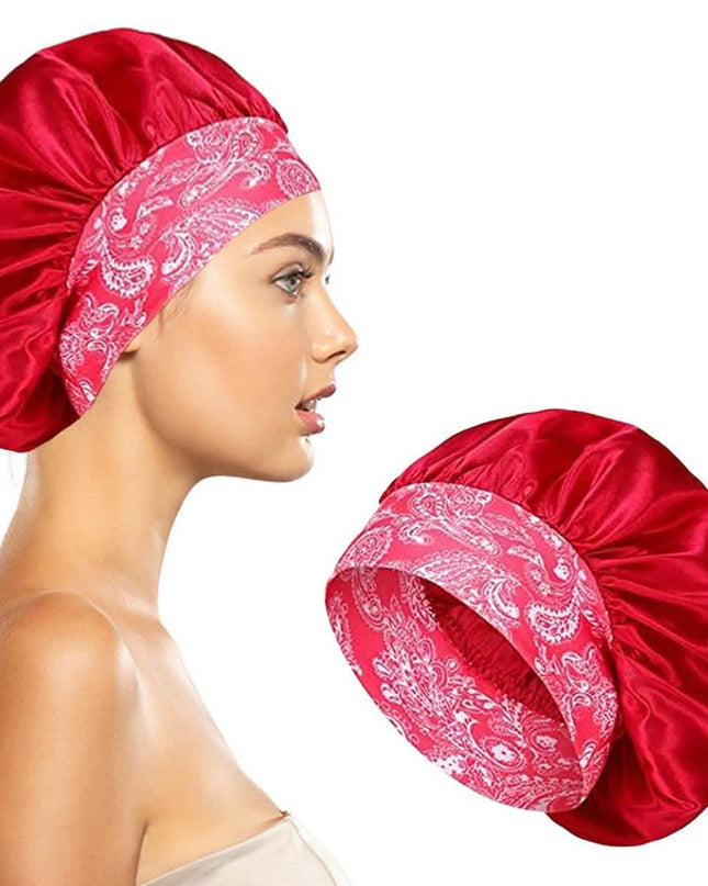 Women's Silky Satin Head Scarf Hair Wrap Cap Hat Headband Sleeping Bonnet